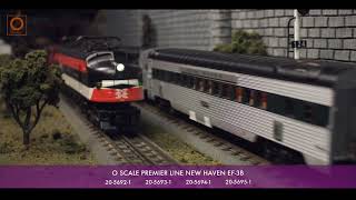 MTH O Scale Premier EF 3 New Haven Electric Locomotive