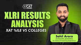 XLRI Results Analysis | XAT%ile vs Colleges
