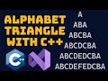 #31 Alphabet Triangle | C++ | THINHPHAM
