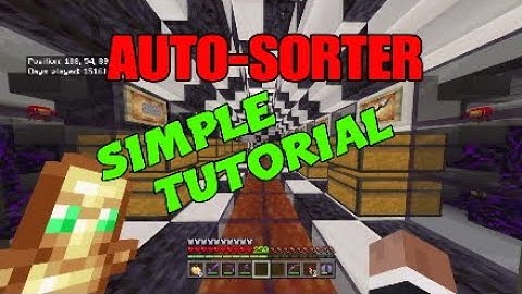 EZ Minecraft Auto-Sorting TUTORIAL