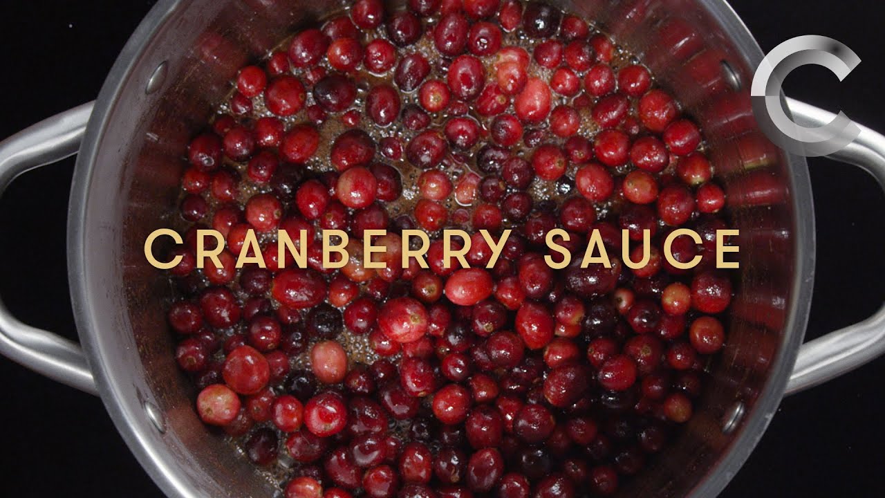 How to Make Cranberry Sauce with that Good Good | Baked | Cut