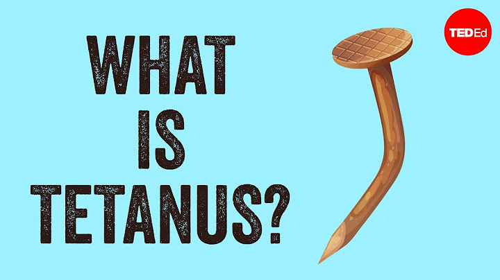 Why is it so dangerous to step on a rusty nail? - Louise Thwaites