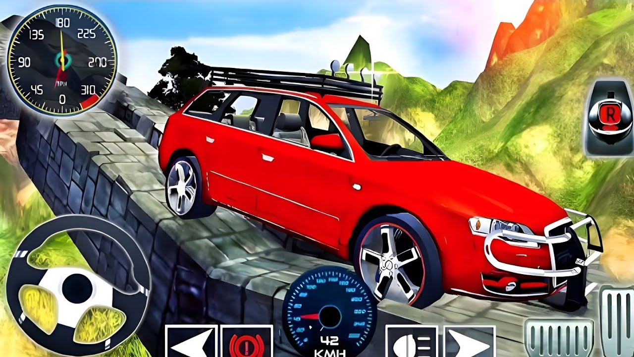 Prado SUV Offroad Driving 3D || 4×4 Luxury Car Hill Drıver Simulator || Android gameplay