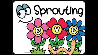 Sprouting CvC Words - Spring