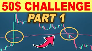 Small Trading Account Challenge 50$  Part 1  Forex and Stock Market  Forex Day Trading
