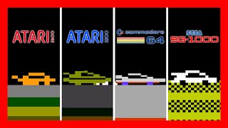 James Bond 007 🕵️ Versions Comparison 🕵️ Atari 2600, 5200, 8-bit family, C64, ColecoVision, SG-1000