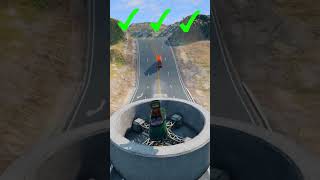 Car & Mix Color Trucks vs Centrifuge #shorts  #beamngdrive  #bus  #cars #funny screenshot 3