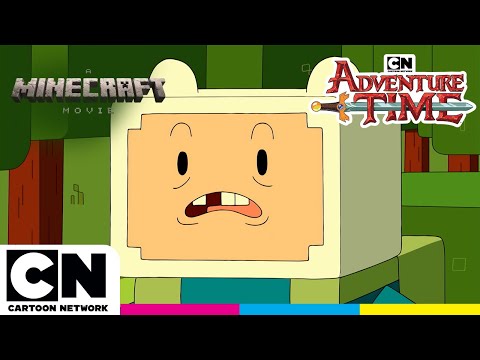 Finn's Adventures in Minecraft ⛏️ Adventure Time | A Minecraft Movie | In Cinemas Now