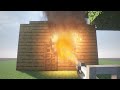 Burning a 4k Too Realistic Minecraft House with a Flamethrower in Teardown