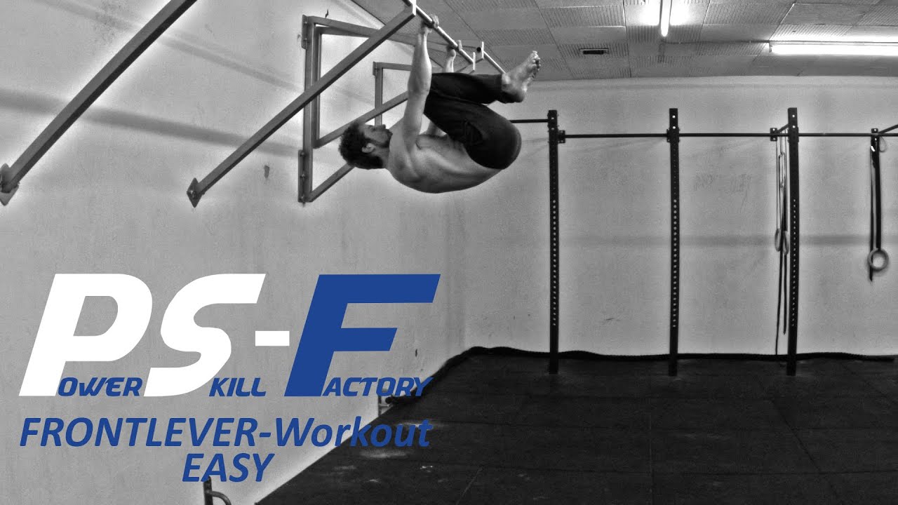 Frontlever Workout Easy Anfänger Deutsch Calisthenics Street