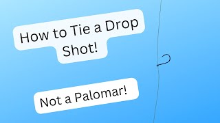 How to Tie Drop Shot: (Super Easy Method) Using Dropper Loop