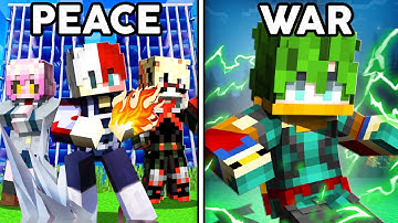 I Made 100 Players Simulate a MY HERO ACADEMIA Civilization in Minecraft...