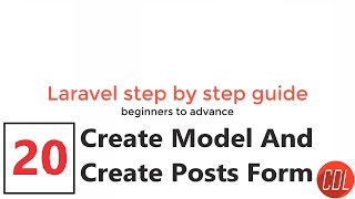 (20) Create Model | Make Eloquent Model | Generate Laravel Model