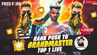 🔴LIVE🔴 NEW BR SEASON RANK PUSH.  FREE FIRE  GRANDMASTER