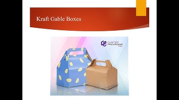 Custom Gable Boxes | Small Gable Boxes | Kraft Gable Boxes