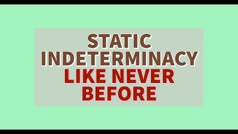 Shortcut Trick for Static Indeterminacy (Solve within Seconds)- Single Problem: Multiple Solutions