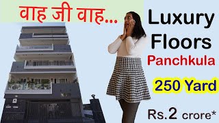 Beautiful Luxury Floors For Sale In Panchkula | 250 Yard Area | 3BHK Home Design #forsale