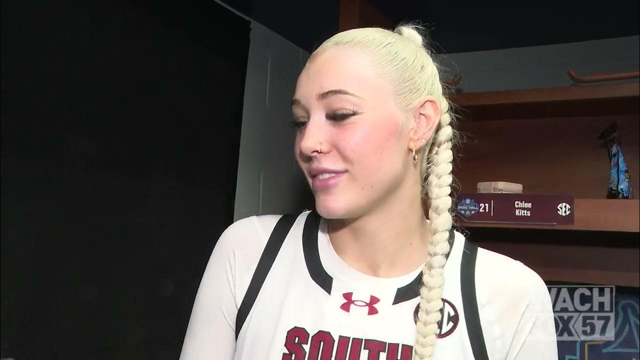 One-on-one with Chloe Kitts after No. 1 Gamecocks advance to SEC  semi-finals - YouTube