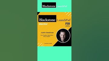 Blackstone LaunchPad at FIU Executive Mentor: Justin Seedman