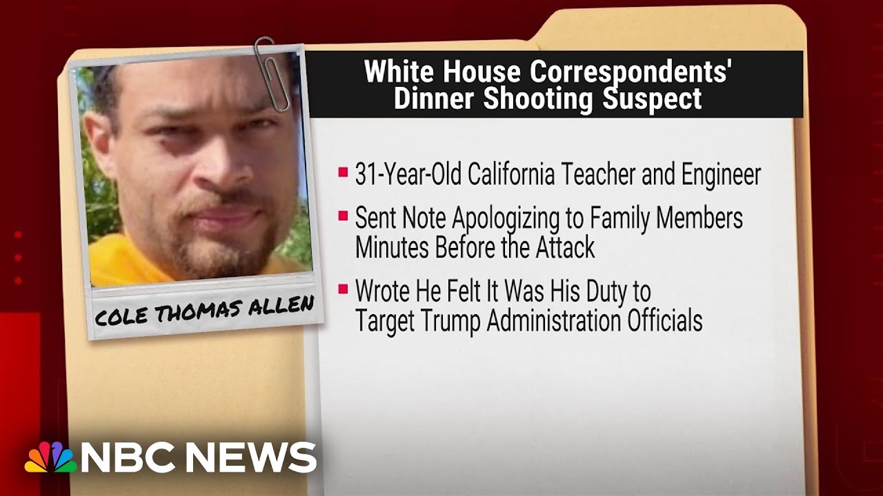 LIVE: Correspondents’ dinner shooting suspect appears in court | NBC News