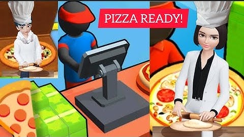 Pizza Ready - Gameplay Walkthrough Part 1 Stickman Pizza Restaurant Idle