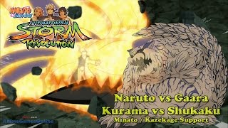 Shukaku Vs Kurama Father And Son Gameplay - Naruto Shippuden Ultimate Ninja Storm Revolution