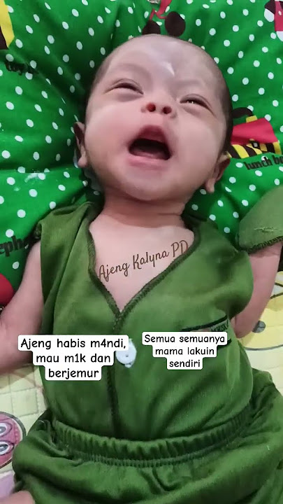 ajeng mau berjemur uwun m1k #bayiimut #bayilucu #mentil #kalynaputripd