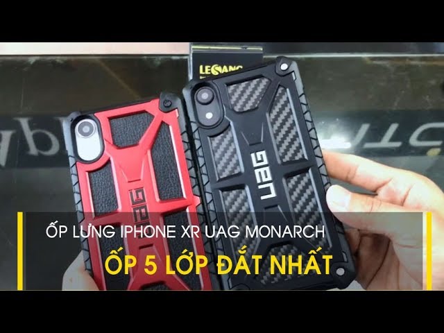 LÊ SANG | Ốp lưng iPhone XR 6.1 inch UAG Monarch 5 lớp, đắt nhất, độc nhất, ngầu nhất