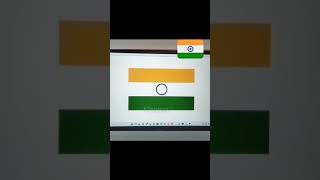 Drawing Indian National Flag Using Python Code.... 🇮🇳🌟 Happy 78th Independence Day 🇮🇳🧡💙💚 #15thaugust