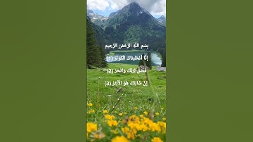 سورة الكوثر بصوت القارئ فارس عباد