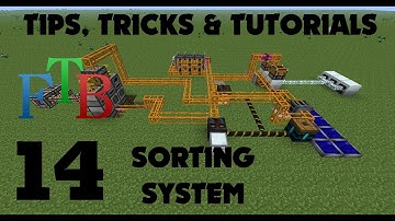 Tips, Tricks & Tutorials - E14 [Minecraft FTB] - Red Power 2 sorting system (P3)