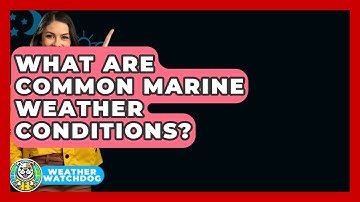 What Are Common Marine Weather Conditions? - Weather Watchdog