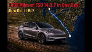 1,100 Mile Road Trip in One Day on FSD 14.3.7!  How Did It Go?