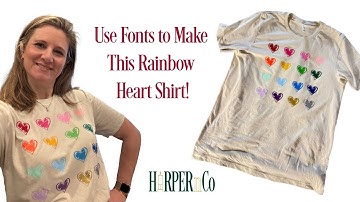 Make a Custom Cricut T‑Shirt | Using Dingbat Fonts for HTV Designs