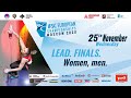 IFSC European Championships Moscow 2020 (RUS). Lead. Finals. Women. Men.