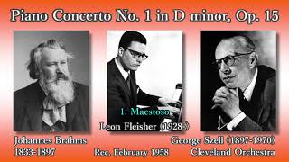 Brahms: Piano Concerto No. 1, Fleisher & Szell (1958) ブラームス ピアノ協奏曲第1番 フライシャーセル