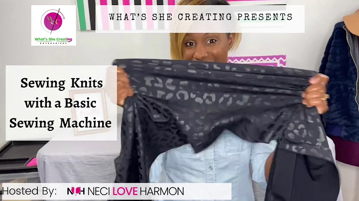 Sewing Stretch Fabrics/ Knits Basics with a Sewing Machine and Demo