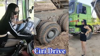 Leveling Process. Beautiful, Personality Truck Driver Ciri