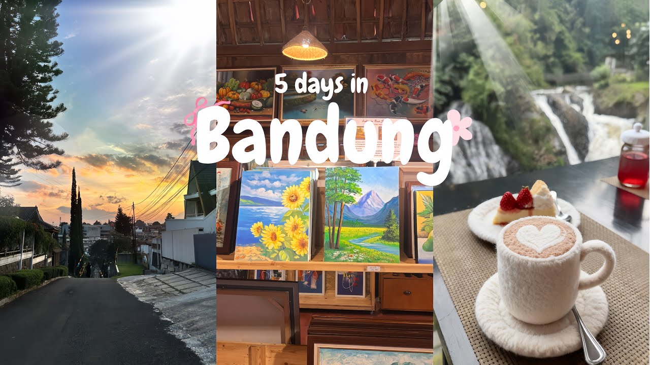 5 أيام ممتعة في إندونيسيا باندونج bandung🇮🇩 ✈️
