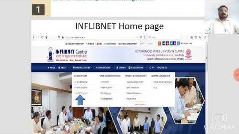 INFLIBNET NList Boos & Journals lecture