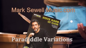 Paradiddle Variations (Steve Gadd Up Close Transcription)