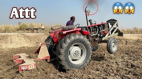 MF 385 with 3 Tine GOBHA CHISEL Powerful performance