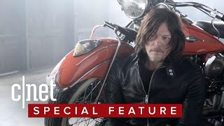 Norman Reedus really, really loves motorcycles!