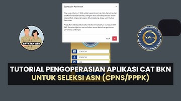 Tutorial Ujian CAT BKN Seleksi CASN CPNS dan PPPK