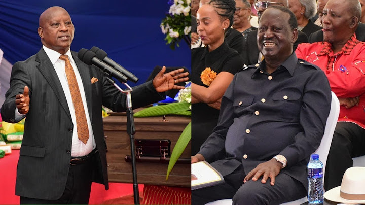 NASHANGAA KWA NINI HATUKUPIGIA RAILA KURA"NYERI GOV MUTAHI KAHIGA REGRETS NOT VOTING RAILA ODINGA