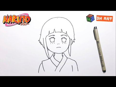 Hướng dẫn vẽ Hinata đơn giản và dễ dàng | Naruto | How to draw Hinata so easy | Step by step