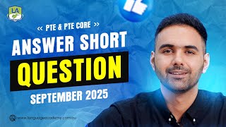 PTE & PTE Core | Answer Short Question | Most Repeated Questions September 2025 | Language Academy