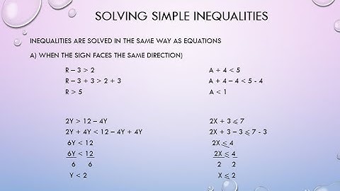 S.2 Mathematics Lesson  two : Exploring Linear Inequalities