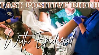 FAST POSITIVE BIRTH VLOG WITH EPIDURAL | LABOR AND DELIVERY 39 WEEKS PREGNANT | MarieLove