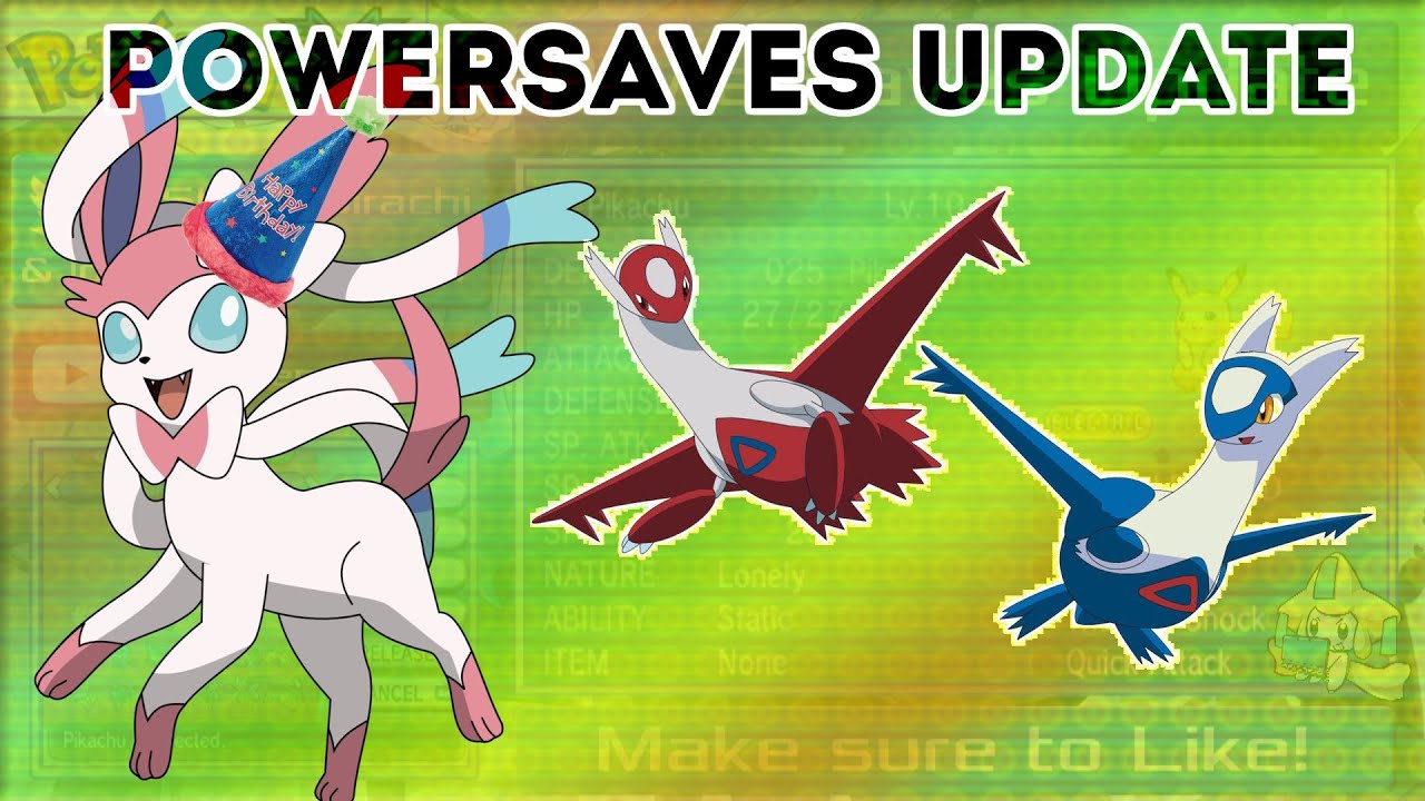 PowerSaves Update Gender Changer, Pokerus and Sylveon YouTube